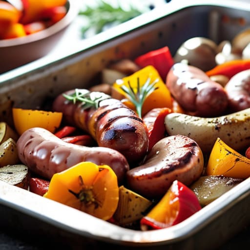 The One-Pan Sheet Pan Roast meal.