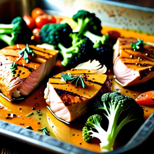 Chicken and vegetable The Sheet Pan Savior.