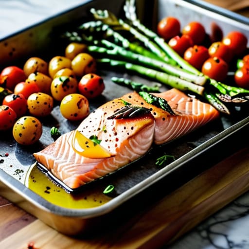 Healthy sheet pan dinner One-Pan Wonders.