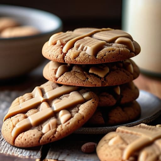 Three-Ingredient Peanut Butter Cookies on plate.