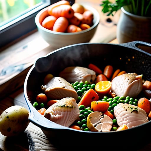 Easy one pot meals for quick cleanup.