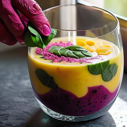 Guide on how to make a smoothie.