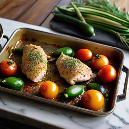 Easy simple sheet pan dinners.